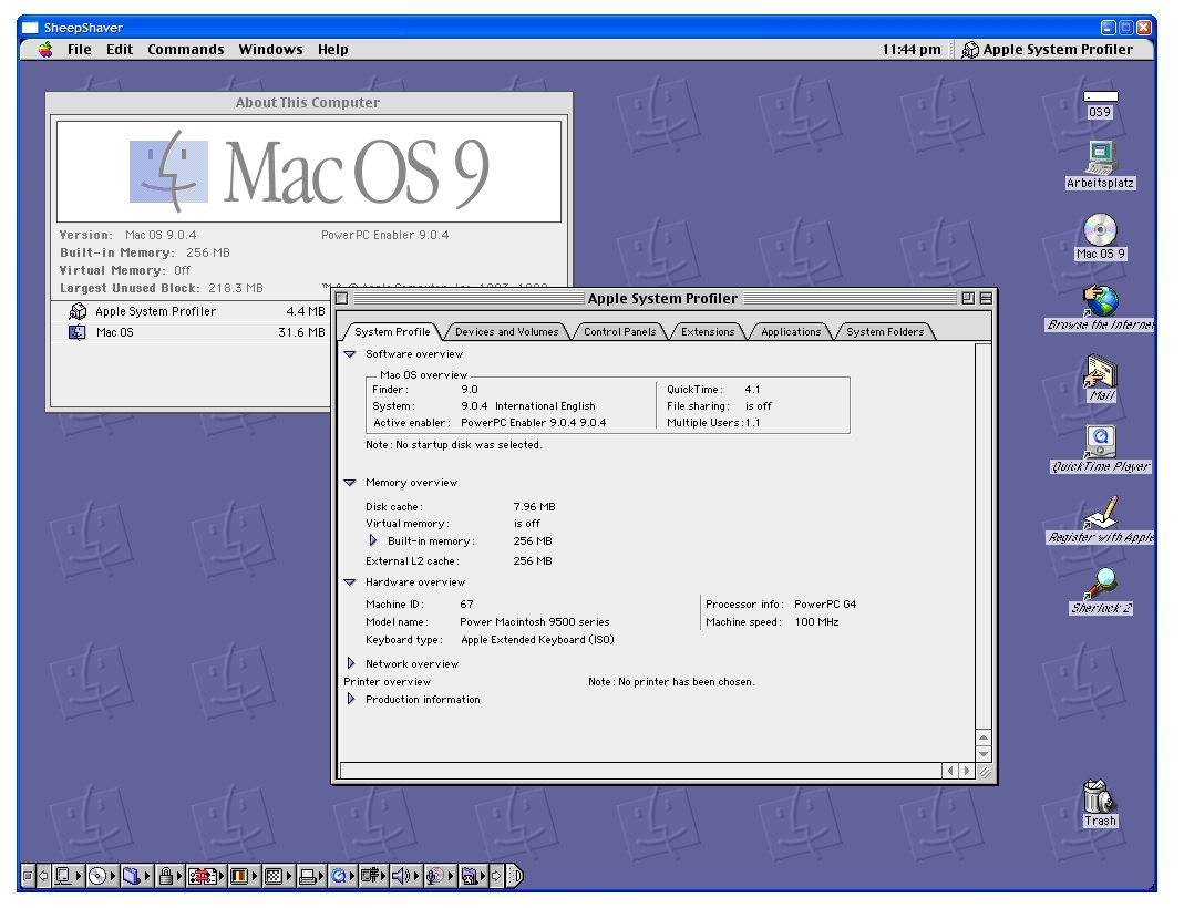 mac os 9.2 emulator windows