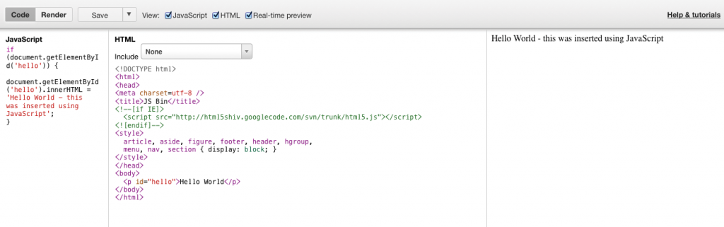 html code editor with live preview